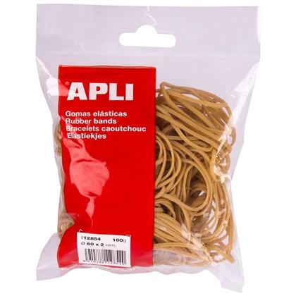 APLI GOMA ELÁSTICA 160X5MM 100GR CAUCHO MARRÓN