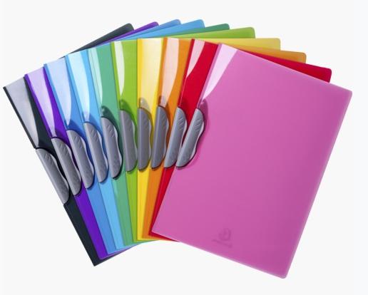 EXACOMPTA DOSSIER CON CLIP DESIGN IDERAMA POLIPROPILENO A4 COLORES SURTIDOS