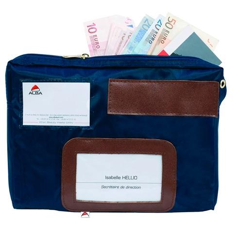 ARCHIVO 2000 BOLSA DE CORRESPONDENCIA ALBA FABRICADA EN NYLON IMPERMEABLE 40X270X185 MM AZUL