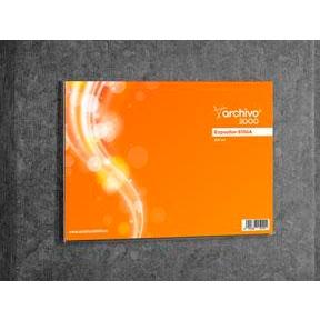 ARCHIVO 2000 EXPOSITOR MURAL ARCHIVO 2000 "PREMIUM" CON ADHESIVO DIN A4 HORIZONTAL ESPESOR 3 MM 300X210 MM