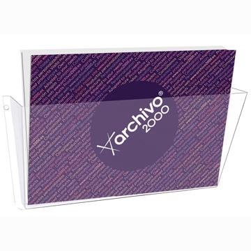 ARCHIVO 2000 PORTADOCUMENTOS MURAL CON 1 COMPARTIMENTO DIN A4 HORIZONTAL 80X365X180 MM