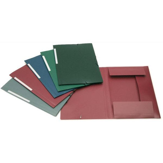 GRAFOPLÁS CARPETA POLYGRAF 3 SOLAPAS Y CIERRE CON GOMA PP SEMI-RÍGIDO FOLIO VERDE