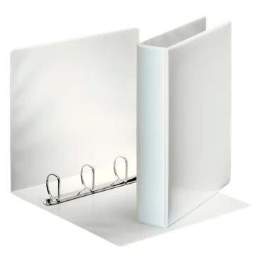 ESSELTE CARPETA CANGURO BÁSICA PERSONALIZABLE 4 ANILLAS MIXTAS 40MM A4 PP BLANCO