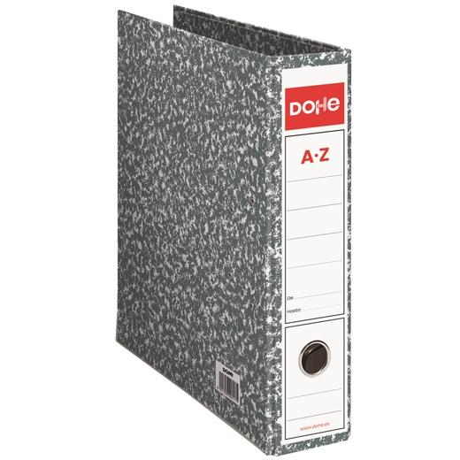 DOHE ARCHIVADOR PALANCA ARCHICLÁS FOLIO LOMO ANCHO CARTÓN RÍGIDO GRIS JASPEADO