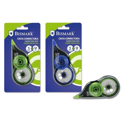 BISMARK CINTA CORRECTORA 5MMX12M BLISTER