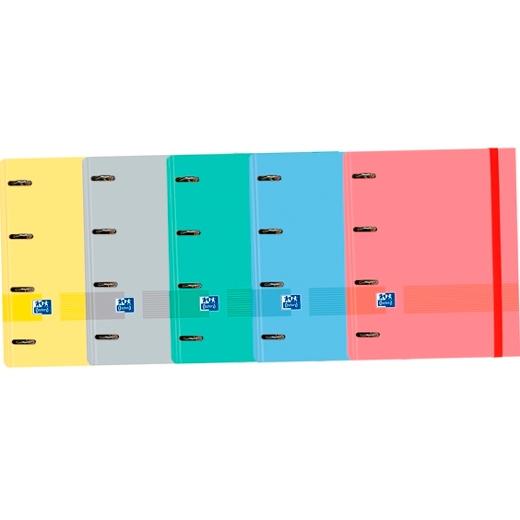 OXFORD & YOU CARPETA ANILLAS EUROPEANBINDER  4 X 35MM C/ RECAMBIO 100H 5X5 A4+ SURTIDOS