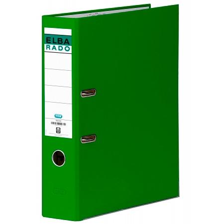ELBA ARCHIVADOR PALANCA RADO CHIC LOMO 80MM FOLIO FORRADO PVC VERDE