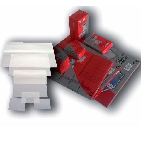 YOSAN FUNDAS DE PLASTIFICAR 2X80 MICRAS BRILLO A4 CAJA 100 UD TRANSPARENTE