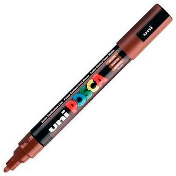 Posca PC-5M Marcador de Pintura - Punta de Bala 1.8-2.5mm - Tinta Base al Agua - Resistente a la Luz - No Permanente - Color Marrón
