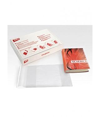 APLI FORRO DE LIBROS CON SOLAPA AJUSTABLE 290MM PVC 130 MICRAS CAJA 100 UD