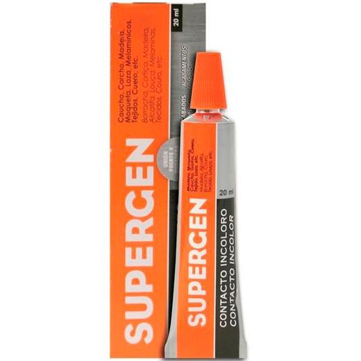 SUPERGEN PEGAMENTO DE CONTACTO RESISTENTE TUBO 20ML EN MANCHETA