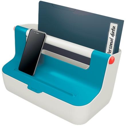 LEITZ CAJA DE ALMACENAMIENTO PORTÁTIL COSY C/ASA ABS AZUL
