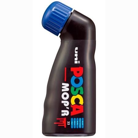 Posca PCM-22 Marcador de Pintura - Punta Redondeada de Gomaespuma 3-19mm - Tinta Base al Agua - Multi Efectos - Resistente a la Luz - Color Azul