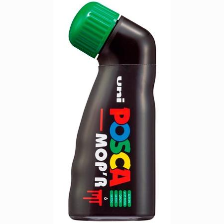 Posca PCM-22 Marcador de Pintura - Punta Redondeada de Gomaespuma 3-19mm - Tinta Base al Agua - Multi Efectos - Resistente a la Luz - Color Verde