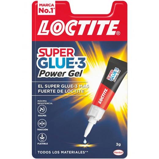 LOCTITE ADHESIVO INSTANTÁNEO SUPER GLUE-3 POWER GEL 3GR TRANSPARENTE