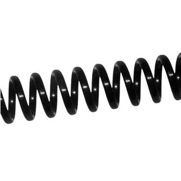 YOSAN ESPIRAL PLÁSTICO PASO 5:1 64 10MM NEGRO PACK 100 UD