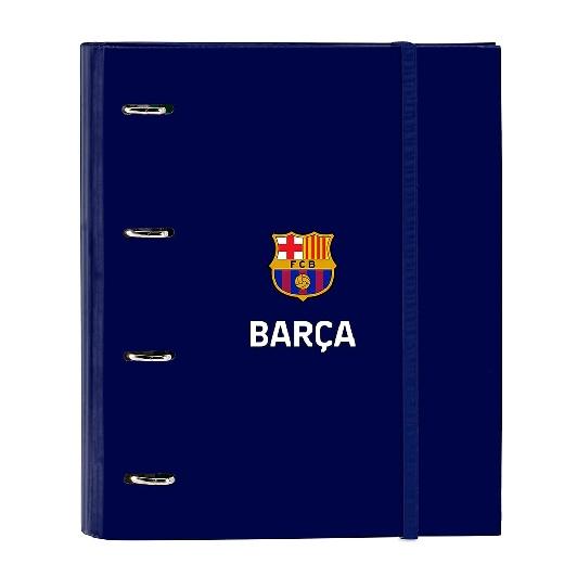 SAFTA CARPETA DE ANILLAS 4X35MM C/RECAMBIO 100H A4 T/DURAS F.C.BARCELONA 1ª EQUIP. 23/24