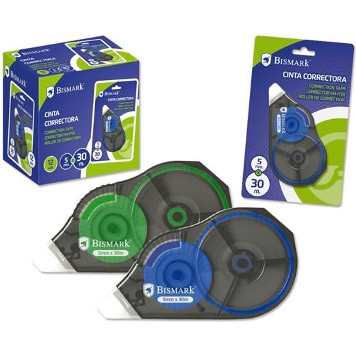 BISMARK CINTA CORRECTORA 5MMX30M BLISTER