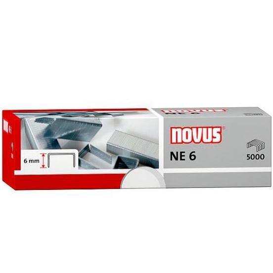 NOVUS GRAPAS NE 6 SUPER PARA GRAPADORAS ELÉCTRICAS CAJA -5000U-